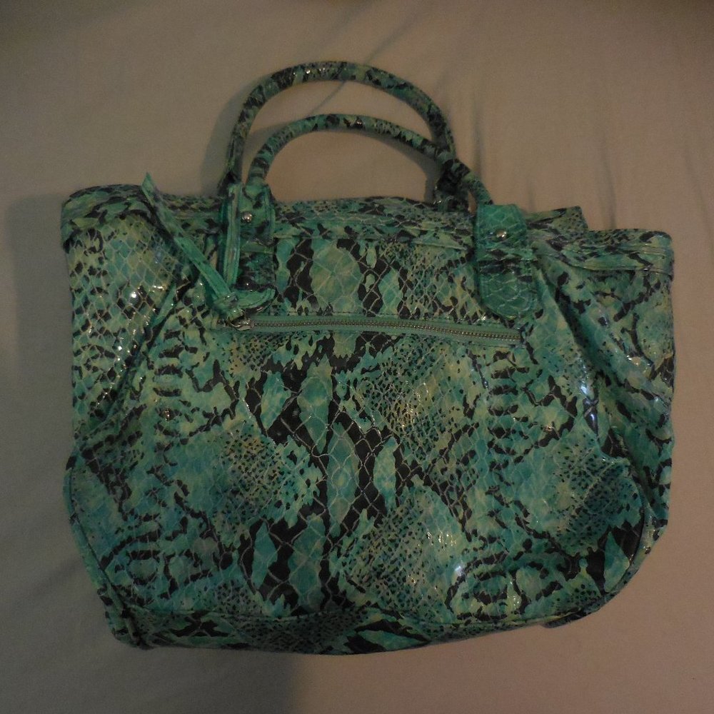 New Deux Lux Purse! Green and Brown!